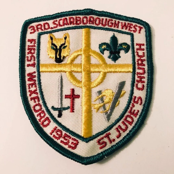 Vintage Lot of 2 Scouts Canada Scarborough West Patch - Picture 5 of 6